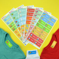 Etiquetas Escolares - Etiquetas Termocolantes Média Ilustrada