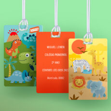 Etiquetas Escolares - Tag Escolar Ilustrada